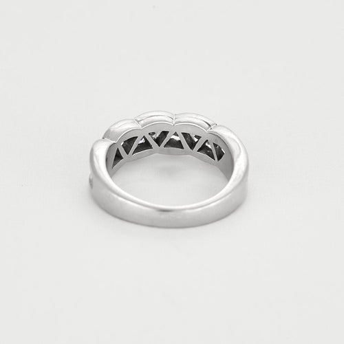 Bague 51 Bague en or blanc et diamants 58 Facettes CRE0100X6