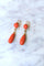 Boucles d'oreilles Boucles d'oreille anciennes or jaune, corail 58 Facettes