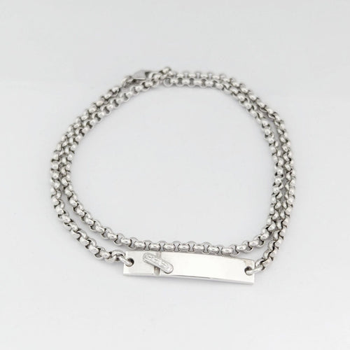 Bracelet Chaumet - Bracelet « Lien » en or blanc et diamants 58 Facettes 32655