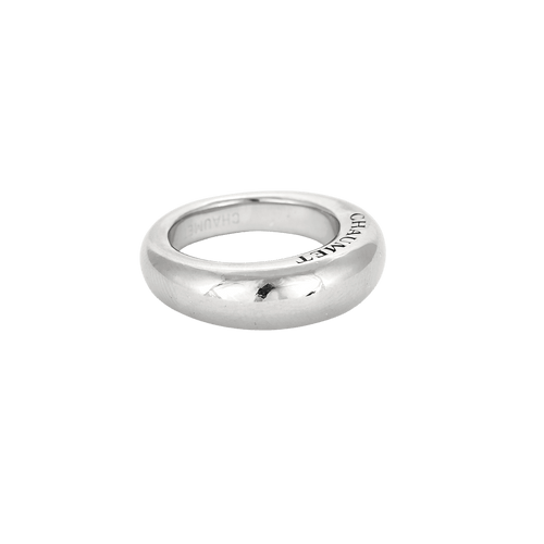 BAGUE JONC CHAUMET OR BLANC
