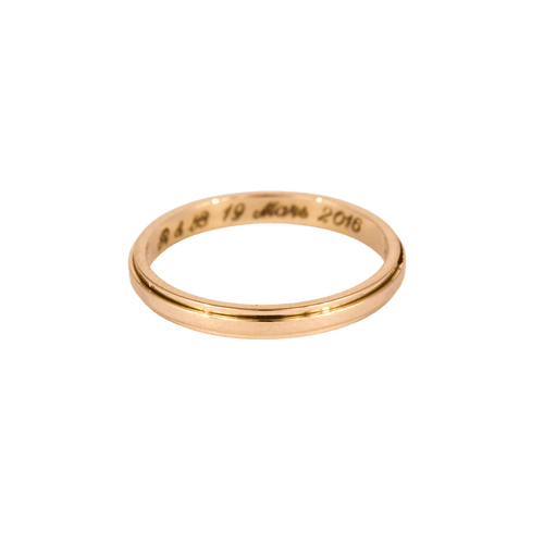 Bague 55 BAGUE ALLIANCE CARTIER OR JAUNE 58 Facettes BO/240030//