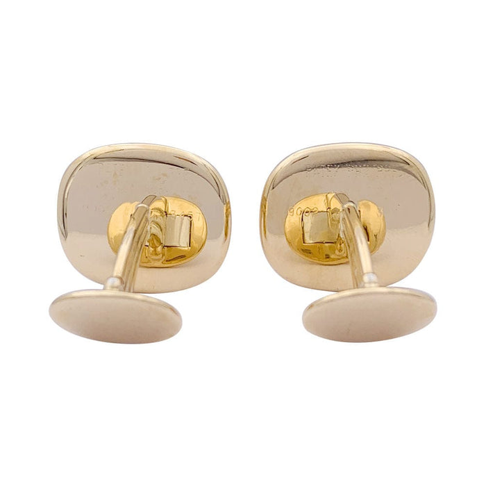 Boutons de manchette Boutons de manchette Patek Philippe or jaune, laque "Ellipse". 58 Facettes 33618