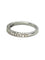 Bague 52 Demi-alliance or blanc et diamants 0,4 ct 58 Facettes 00079801