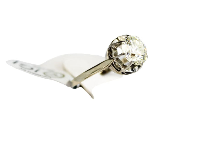 Bague 58 Bague or blanc diamant 3cts 58 Facettes 250299