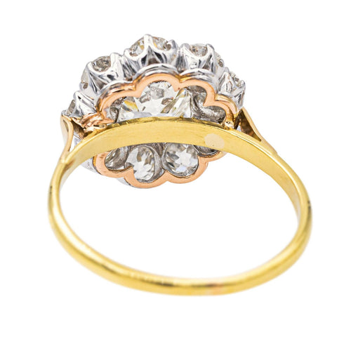 Bague 55 Bague  Marguerite Or jaune, Platine Diamant 58 Facettes 4084163CN