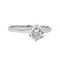 Bague 54 Bague  Solitaire Or blanc Diamant 58 Facettes 4045632CN