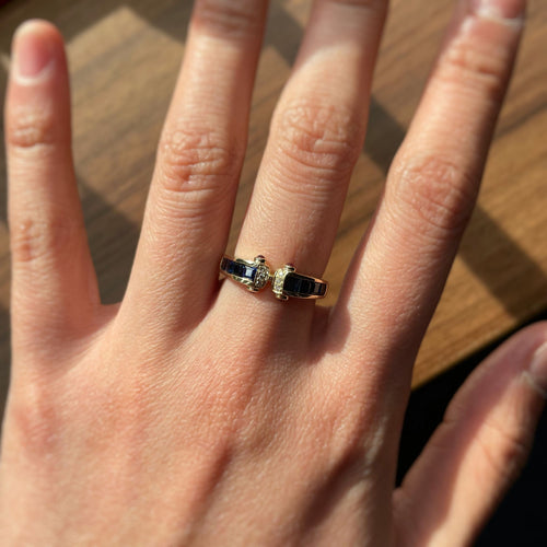 Bague 53 Bague - Or, Saphirs, Diamants & Rubis 58 Facettes 250042R