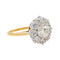 Bague 54.5 Bague Marguerite Or jaune, Platine Diamant 58 Facettes 3672191CN