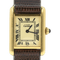 Montre Cartier Montre Tank Vermeil Must De Cartier Vermeil 58 Facettes MT43758