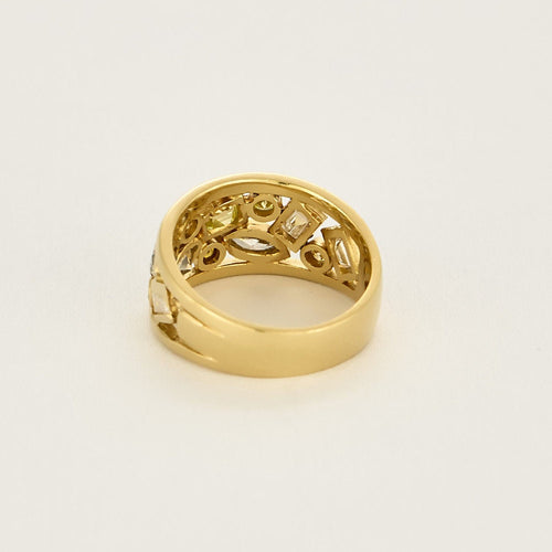Bague 53 Bague en Or jaune et diamants 58 Facettes LJ 25- 291