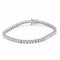 Bracelet Bracelet Rivière en or blanc et diamants 58 Facettes D364212LF