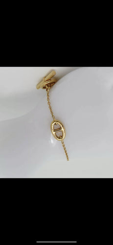 Bracelet HERMES - Bracelet "Farandole" Or Jaune 58 Facettes