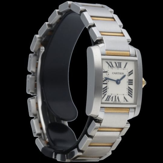 Montre Cartier Montre Tank Francaise Pm 58 Facettes MT40802