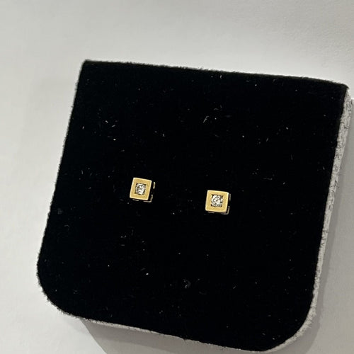 Boucles d'oreilles Boucles d’oreilles or jaune diamant 58 Facettes