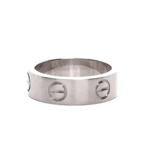 Bague 49 CARTIER - Bague Love Or gris 58 Facettes 96252