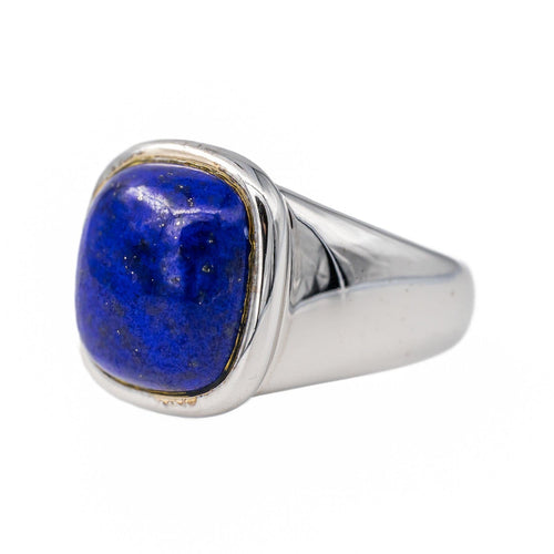 Bague 53 Hermès Bague  Or blanc Lapis lazuli 58 Facettes 3411142CN