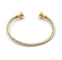 Bracelet BULGARI - Bracelet torsadé en or et acier 58 Facettes