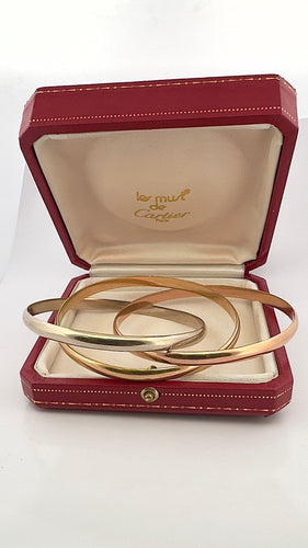 Bracelet Cartier Trinity grand modèle 3 ors