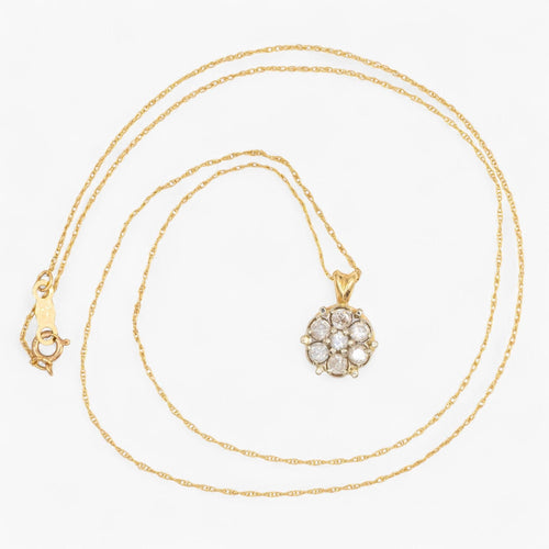 Pendentif en or jaune – Diamants 0,40 ct