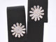 Boucles d'oreilles Boucles d'oreilles en or blanc avec diamants naturels 58 Facettes 2220
