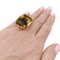 Bague 53 Bague de cocktail, or jaune, quartz bicolore 35 cts. 58 Facettes 34690