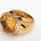 Bague 49 Bague vintage en or jaune, citrine, saphir, diamant 58 Facettes G13758