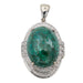 Pendentif Pendentif Or blanc Chrysocolle 58 Facettes 3013259CN