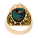 Ring 50 Yellow Gold Turquoise Ring 58 Facettes 2843271CN