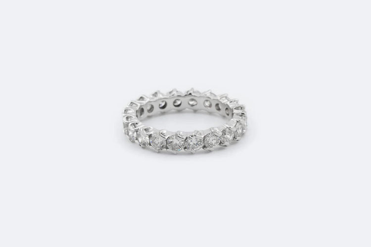 Bague 11 / Oro Bianco Girodito in oro bianco con diamanti 58 Facettes ANL625