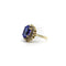 Bague 54 Bague en or tanzanite et halo de diamants par LeVian 58 Facettes