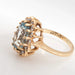 50 Vintage 4,50 ct Aquamarine Diamond Ring 58 Facettes G13369