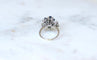 Bague 58.5 Bague Fil Cocktail Saphir et Diamants sur Or Blanc 58 Facettes