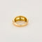 Bague 54 Bague jonc or jaune 58 Facettes GU255