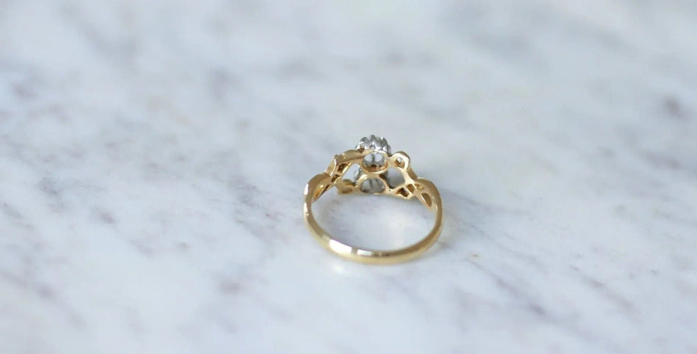 Bague 55 Bague Toi et Moi diamants 58 Facettes