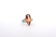 Bague 52 Bague platine, topaze 7,05cts, diamants 58 Facettes 25649C- 26071