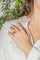 Bague 54 Bague Pompadour Or blanc Grenat 58 Facettes 3681303RV