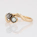 Ring 53 You and me old pearl and diamond ring 58 Facettes 20-059