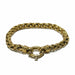Bracelet Palm tree mesh bracelet in yellow gold 58 Facettes REF24012-176