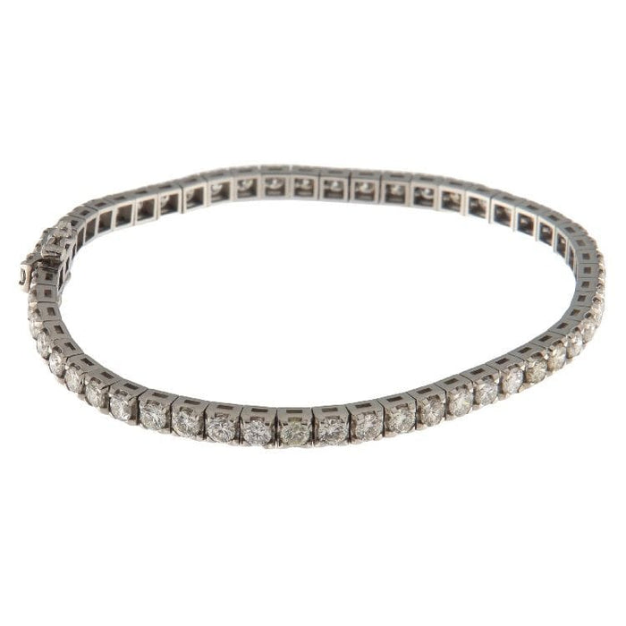 Bracelet Bracelet tennis en or blanc et diamants 58 Facettes G3580