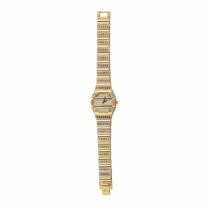 Montre Piaget - Montre "Polo" Full Pavé Diamants Or Jaune 58 Facettes M88