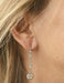 Boucles d'oreilles Dormeuses or blanc diamants 58 Facettes A10229