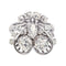 Bague 49 Bague Cocktail Or blanc Diamant 58 Facettes 3904852CN