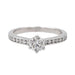 Bague 51 Bague Solitaire Or blanc Diamant 58 Facettes 3384912CN