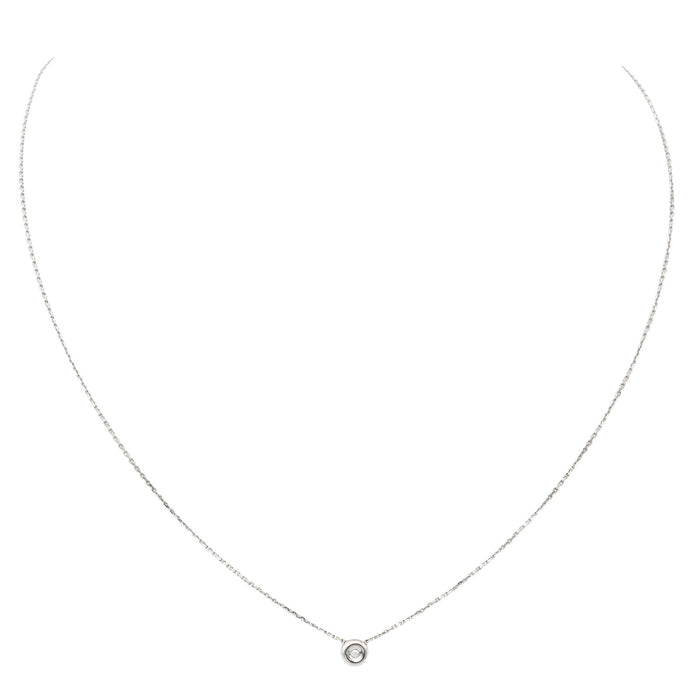 Collier Or blanc Diamant