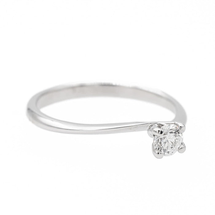 Bague 51 Bague Solitaire Or blanc Diamant 58 Facettes 3227153CN