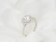 Bague 53 Bague solitaire en or blanc et diamants 0.72ct 58 Facettes 31788/32448