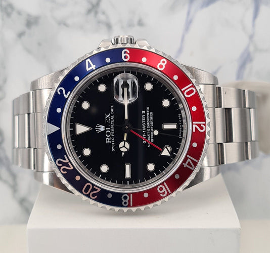 Montre ROLEX GMT-Master II "Pepsi" 58 Facettes 16710-1-1