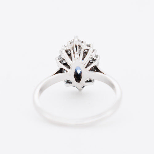 Bague 51 Bague Or Saphir Diamants 58 Facettes 183