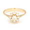 Bague 52 Bague Cluster en or jaune et or blanc avec diamants 58 Facettes F3226C58F1E34112A4C6798AAD4CE78C