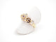 Bague 54 Bague or jaune 750 mil, diamants, rubis et nacre 58 Facettes